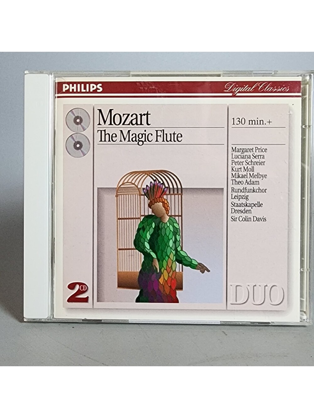 Mozart: The Magic Flute (Die Zauberflöte) Sir Colin Davis 2CD Philips Digital